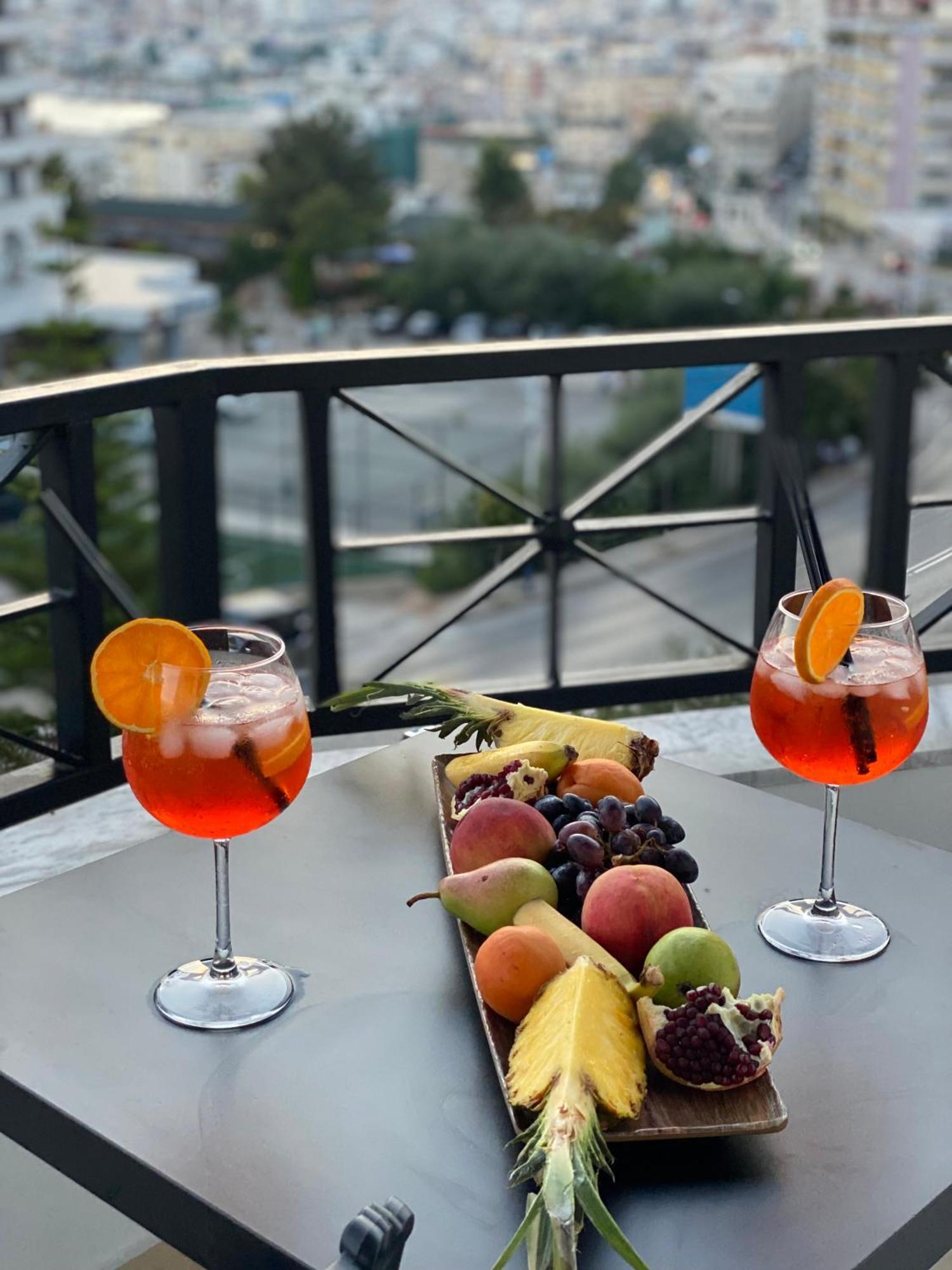 Prive City Hotel Sarande Bagian luar foto